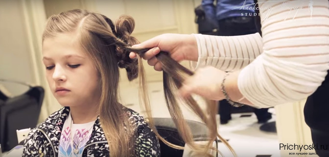 Причёски для девочек своими руками видео