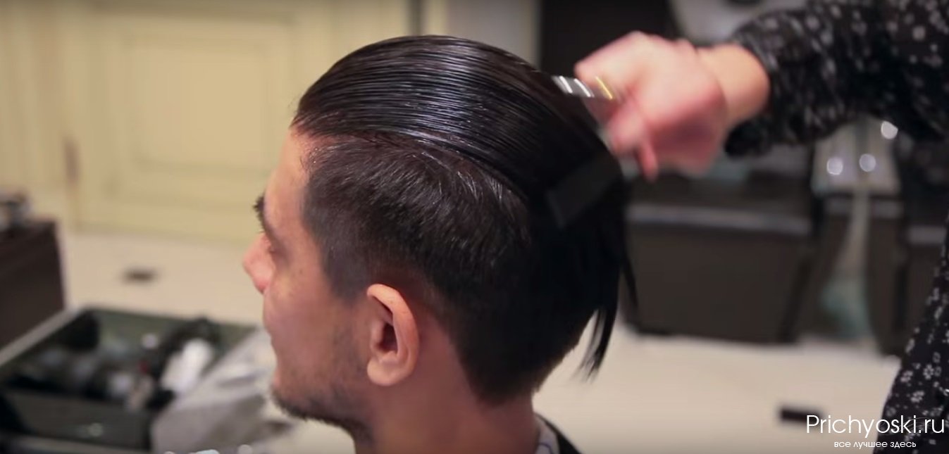 Креативная мужская причёска видео
